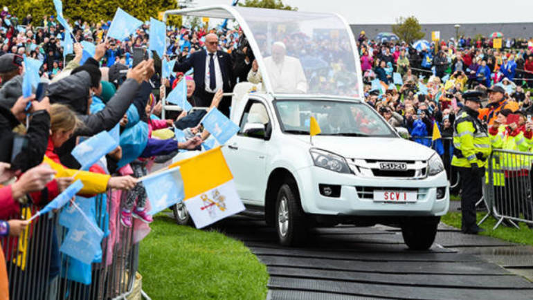 Pope Francis thanks the people of Knock